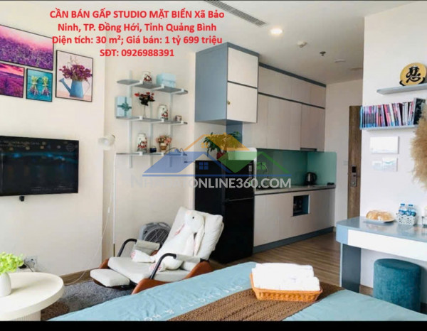Đón đầu sóng du lịch – cần bán gấp studio mặt biển xã bảo...