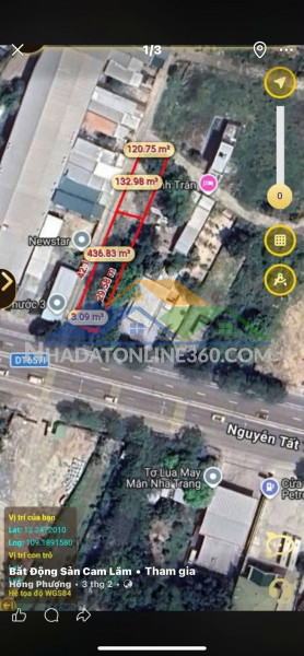 Chính chủ cần bán nhanh lô đất mặt tiền đại lộ nguyễn...