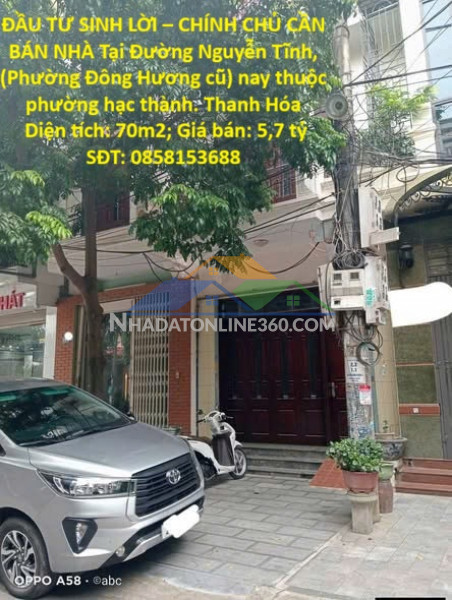 Đầu tư sinh lời – chính chủ cần bán nhà tại phường đông...