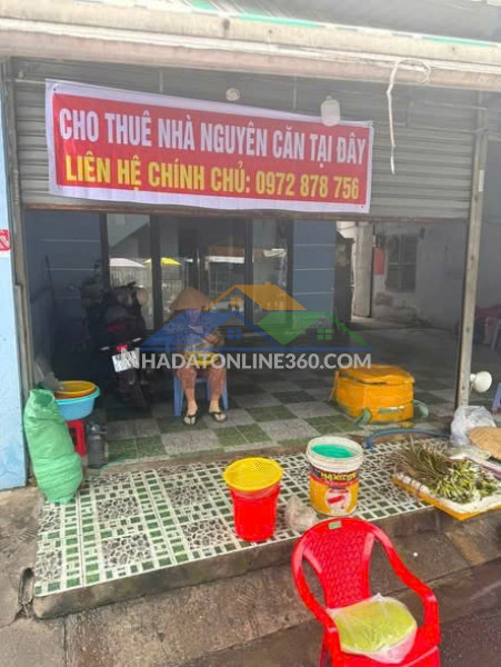 Cho thuê nhà nguyên căn mặt tiền đẹp chợ dãn dân hiệp thành ,quận 12