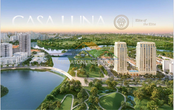 Casa luna phú mỹ hưng – chỉ 49 biệt thự trên không giữa trung tâm hồ bán nguyệt  mở bán