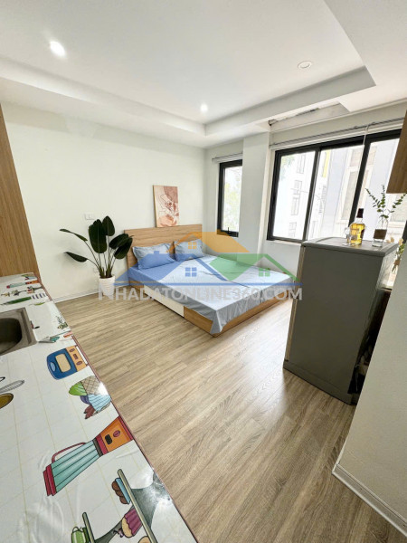 Tòa nhà 160 triệu/tháng - lương thế vinh, tx - ô tô vào nhà - 26 căn hộ khép kín - 105 m2 - mt 6 m - 32 tỷ