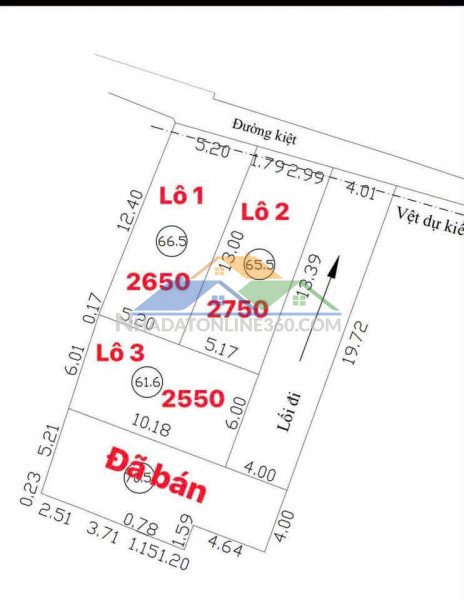 Bán cụm đất kiệt 65 phạm như xương - gần bệnh viện đa khoa...