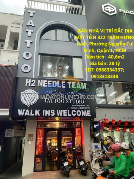 Hot – chính chủ bán nhà vị trí đắc địa mặt tiền 322 trần hưng đạo, phường nguyễn cư trinh, quận 1, hcm