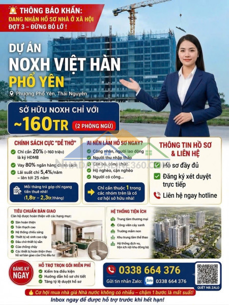 Thông báo tiếp nhận hồ sơ dự án nhà ở xã hội kđt việt hàn...