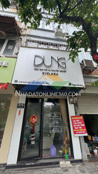 Cho thuê gấp cả nhà 5 tầng mặt phố 278 kim mã, phường kim mã, quận ba đình, hà nội.