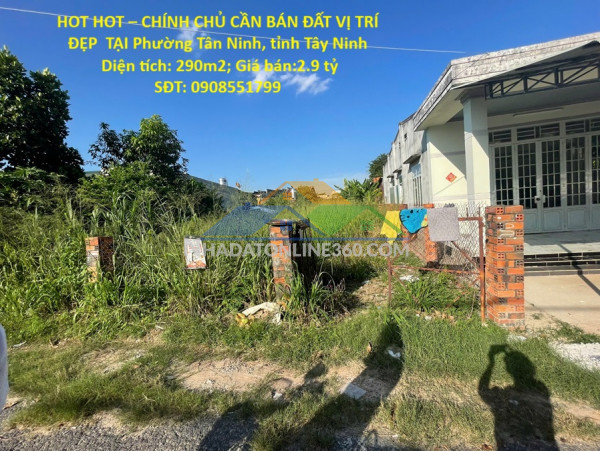 Hot hot – chính chủ cần bán đất vị trí đẹp  tại phường...