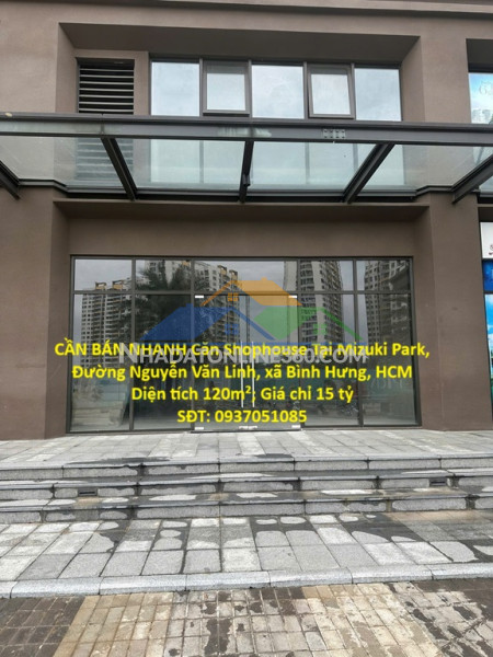 Cần bán nhanh căn shophouse tại mizuki park, đường nguyễn văn...