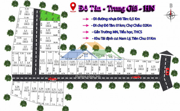 E thịnh mở bán nhiêu lô ,giá chỉ hơn 700 tr dt 100 m fun thổ cư , địa chỉ tại trung giã tp hà nội , vị vhir đất cao giáo thoáng mát
