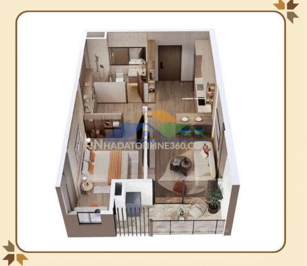 Chính chủ bán căn masteri trinity 50,5m2, chỉ 1 tỷ nhận chuyển nhượng, miễn lãi ngân hàng dài hạn