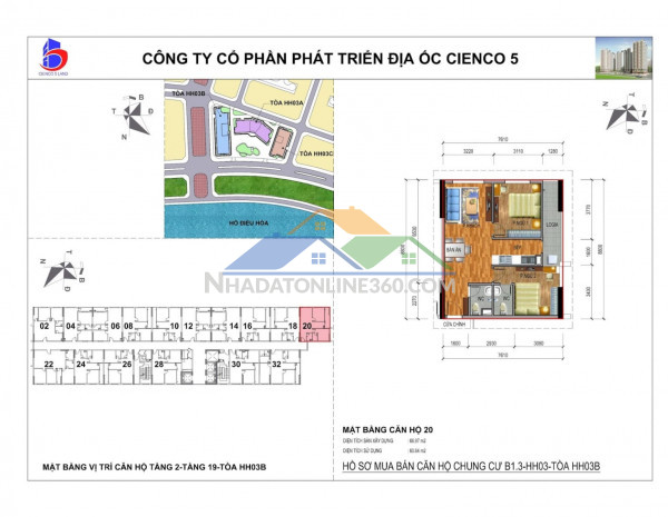 Cắt Lỗ Bán Gấp Căn Góc 67m² Khu 3 Tòa Mới Chung Cư Thanh Hà Chỉ 2,8x Tỷ