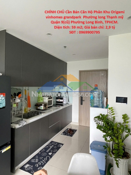 Chính chủ cần bán căn hộ phân khu origami vinhomes grandpark quận...