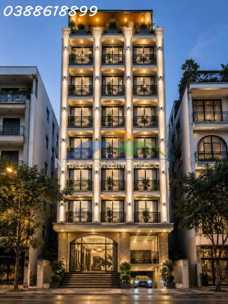 Bán tòa apartment hoàng hoa thám - ba đình - 3 mặt thoáng - 37 phòng - dòng tiền 250 triệu/tháng - 110m² - 10 tầng - mt 8.6m - 36.8 tỷ