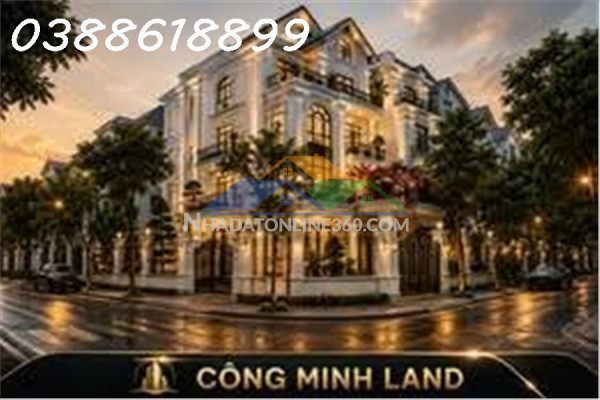 Bán biệt thự vip  lô góc kđt mỹ đình - vỉa hè ô tô tránh 200m² - 5 tầng - mt 12m - 78 tỷ