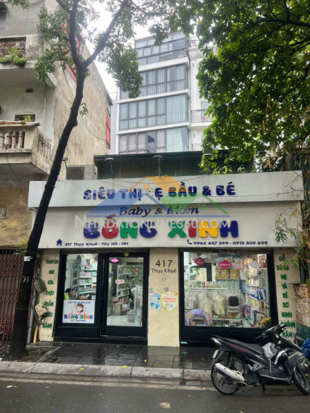 Chính chủ cho thuê mặt bằng kinh doanh – 417 phố thụy khuê, tây hồ, hà nội