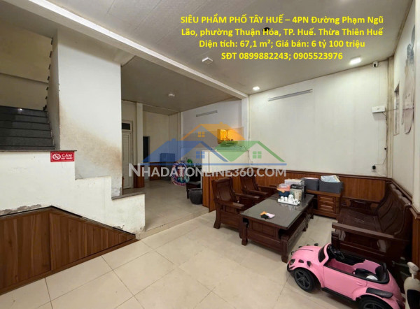 Siêu phẩm phố tây huế – 4pn – trung tâm – chỉ 6,1 tỷ –...