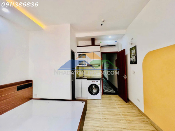 Tòa ccmn dòng tiền yên hòa 65m 7t 16 phòng full nội thất, gần phố, 17 tỷ