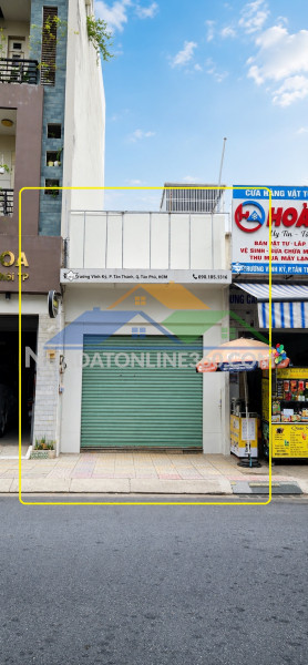 Cho thuê nhà mặt tiền trương vĩnh ký  76m², 17triệu - cạnh ngã tư