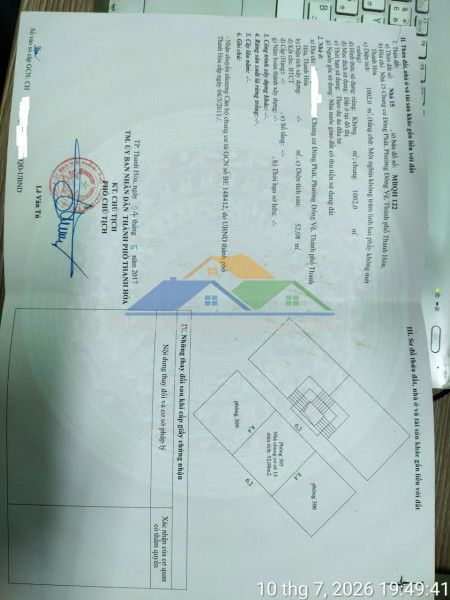 Căn chung cư đẹp- giá tốt chính chủ bán nhanh căn chung cư phường hạc thành, tỉnh thanh hóa