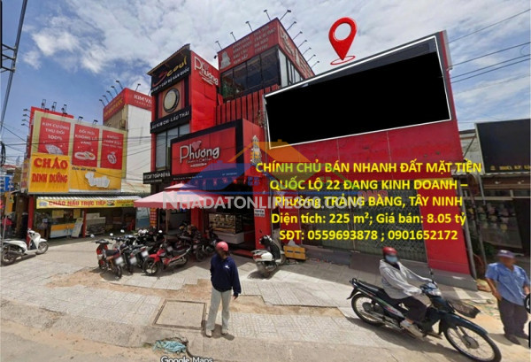Chính chủ bán nhanh đất mặt tiền quốc lộ 22 đang kinh doanh –...