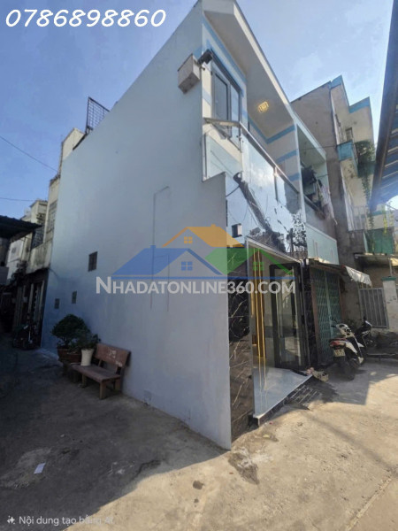 Nhà 3 tầng hẻm 6m thông tứ hướng – kinh doanh cực tiện