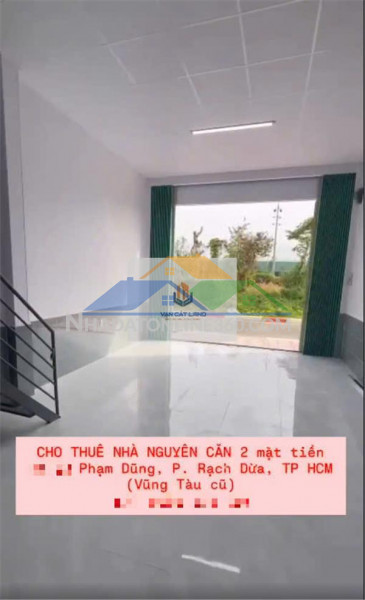 Cho thuê nhà c4 mặt tiền - khu đô thị chí linh, tpvt ????