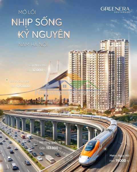 Đón sóng quy hoạch đầu tư giao thông với căn hộ 1pn greenera southmark!