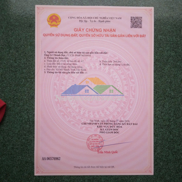 Đất đẹp - giá tốt - cần bán gấp 2 nền đất tại đức hòa, long an
