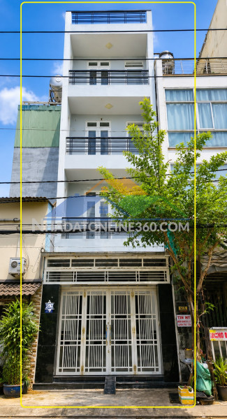 Cho thuê nhà mặt tiền trần quang cơ 66m², 4 tầng - 20triệu-cạnh trường học