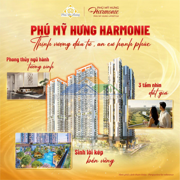 Harmonie phú mỹ hưng – căn hộ cao cấp, giá từ 3,4 tỷ, thanh toán đến 2028