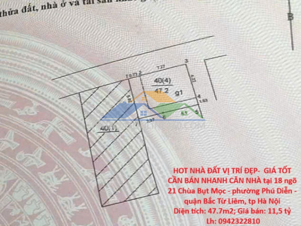 Hot nhà đất vị trí đẹp-  giá tốt cần bán nhanh căn nhà tại quận bắc từ liêm, tp hà nội