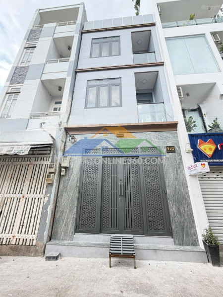 Cho thuê nhà nguyên căn nguyễn khoái q4 mới xây 1 trệt 3 lầu gần cc goldview