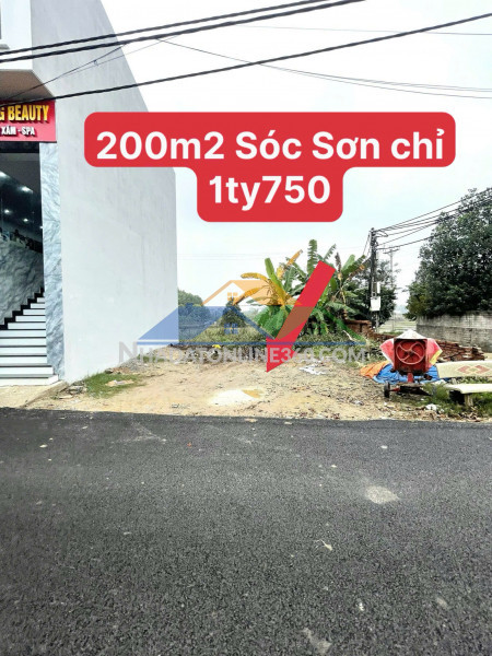 200m² đất sóc sơn – gần sân bay nội bài