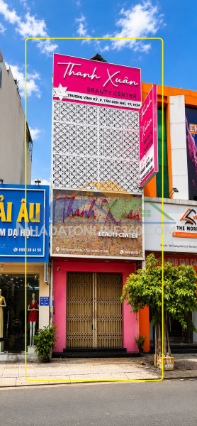 Cho thuê nhà mặt tiền trương vĩnh ký 72m², 3tầng-20triệu -khu...