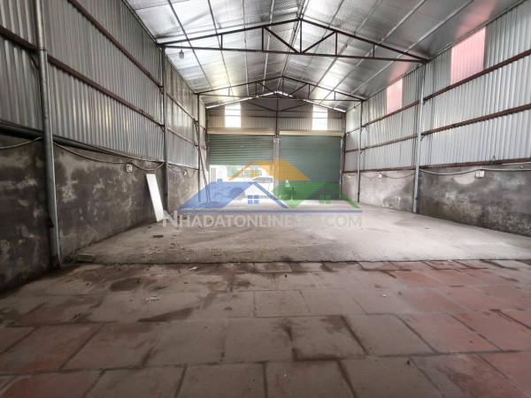 Cho thuê kho, xưởng 120m2, mt8m. 8 tr/ tháng, container, nguyên khê, đông anh.