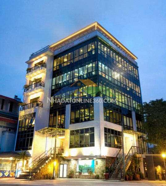 Cho thuê nhà, nguyễn thị định, hoàng ngân, thang máy; 167m2* 7t -61 tr