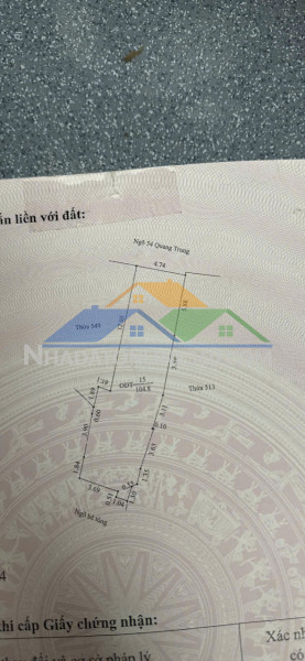 ???? BÁN NHÀ ĐẸP TRUNG TÂM TP. HẢI DƯƠNG – NGÕ 54 QUANG TRUNG