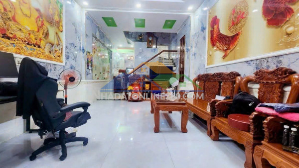 Chính chủ bán nhà mặt tiền trước sau đường số 6, bình tân - 4 tầng, 4pn, sổ hoàn công, giá 6,3 tỷ