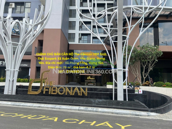 Chính chủ bán căn hộ the fibonan kđt sinh thái ecopark xã xuân quan, văn giang, hưng yên.