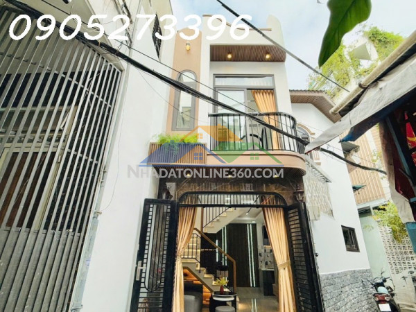 Nhà mới full nội thất – hẻm ô tô – căn góc 2 mặt hẻm – gần chợ xóm mới – 3.38 tỷ