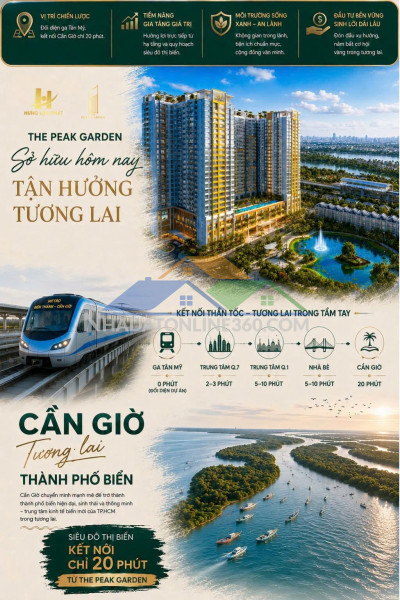 The peak garden – quận 7  căn hộ 70,34m² – giá chỉ 4,2 tỷ tl