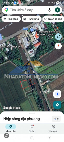 Vị trí đẹp - giá tốt - chính chủ bán lô đất tại ấp 7 xáng, xã đông hoà, an minh, kiên giang