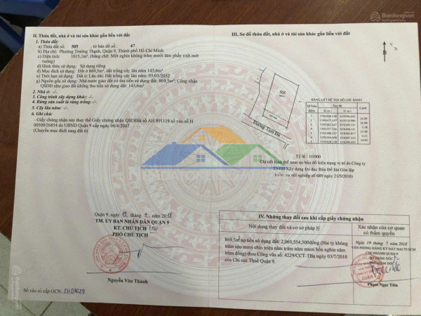 Cho thuê nhà xưởng mặt tiền đường tam đa phường long phước.