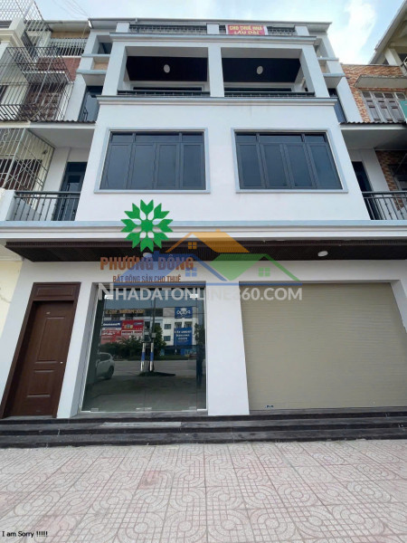 Cho thuê tòa nhà 4 tầng mặt đường đại lộ trung tâm tp vinh - nghệ an
