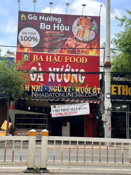 Cho thuê mặt bằng đường 30/4 – phường rạch dừa , bà...