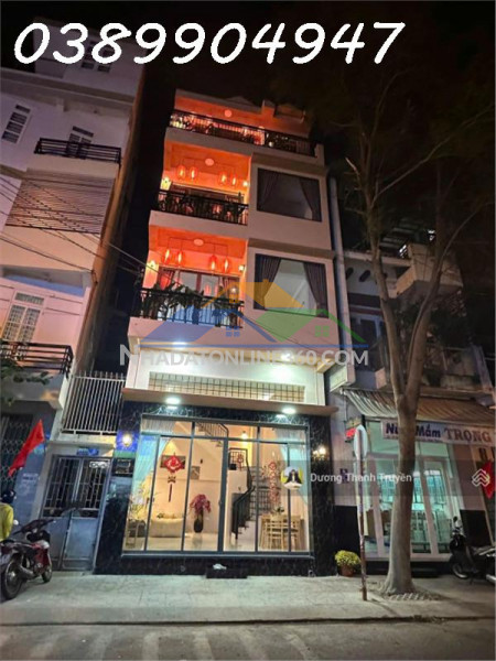 Bán nhà phố 4 tầng mặt tiền đường bà triệu cạnh ga nha trang vị trí kinh doanh có dòng tiền thuê 25 triệu/tháng sổ hồng chính chủ giá 12 tỷ 500 triệu