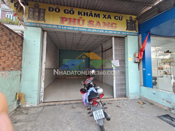 Cho thuê nhà mặt tiền phan văn hớn, xuân thới thượng, hóc môn, tphcm - giá 16tr