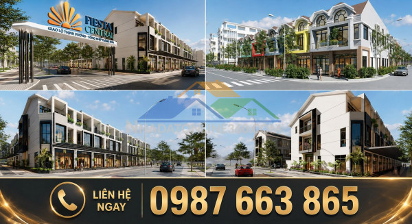 Fiesta central 4,3 tỷ – 0987663865 sở hữu nhà phố 2 mặt tiền hay chỉ sở hữu một căn hộ chung cư ?