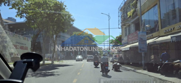Bán đất mặt tiền pasteur hải châu, 266m2, ngang 9m, dòng tiền 140tr/tháng