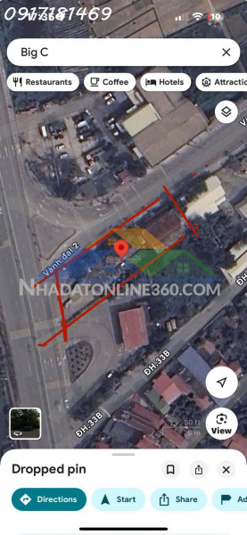 Chính chủ bán 1.400m đất+ nhà+ kho,mặt đường ql2 sát kcn khai...